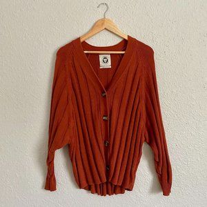 Urban Outfitters Orange Cardigan